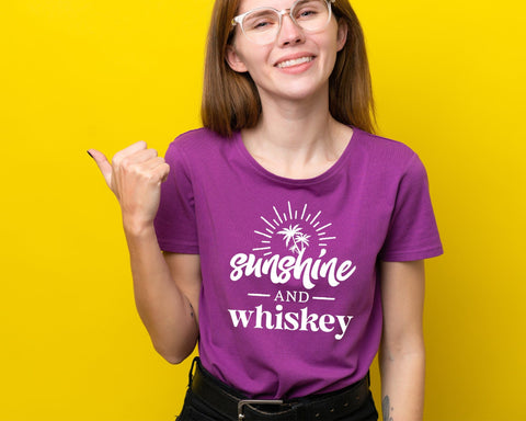 Sunshine and Whiskey svg, Sunshine, Whiskey, Whiskey Drink, Cut files for Cricut, Digital FIles SVG DesignDestine 