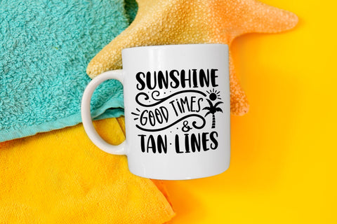 Sunshine Good Times & Tan Lines, Summer SVG File SVG CraftLabSVG 