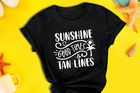 Sunshine Good Times & Tan Lines, Summer SVG File SVG CraftLabSVG 