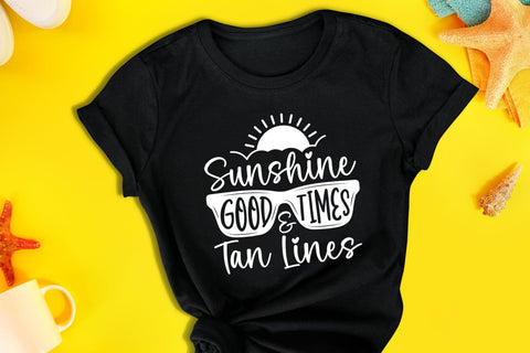 Sunshine Good Times & Tan Lines, Summer SVG SVG CraftLabSVG 