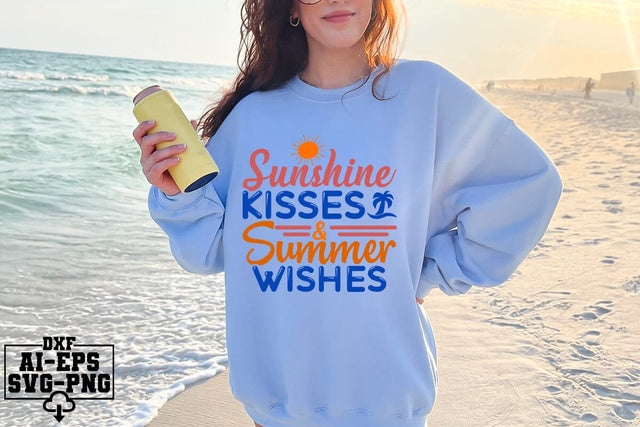 Sunshine Kisses & Summer Wishes Svg Cut Files Creative Art SVG CraftlabSvg55 