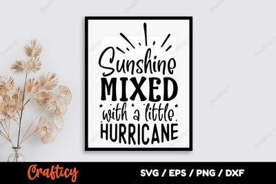 Sunshine mixed with a little hurricane SVG Design SVG Designangry 