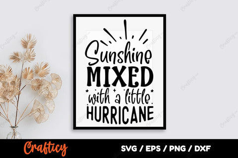 Sunshine mixed with a little hurricane SVG Design SVG Designangry 