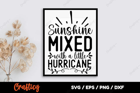 Sunshine mixed with a little hurricane SVG Design SVG Designangry 