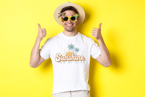 Sunshine on My Mind - Retro Summer Sublimation Sublimation CraftLabSVG 