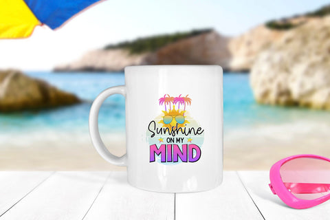 Sunshine on My Mind | Summer Sublimation Design Sublimation CraftLabSVG 