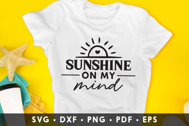 Sunshine on My Mind, Summer SVG Cut File SVG CraftLabSVG 