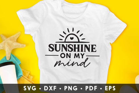 Sunshine on My Mind, Summer SVG Cut File SVG CraftLabSVG 