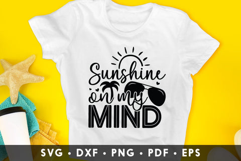 Sunshine on My Mind, Summer SVG SVG CraftLabSVG 