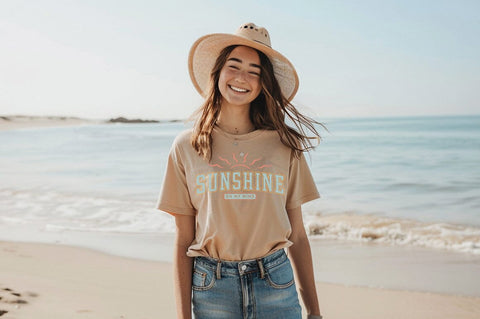 Sunshine On My Mind SVG PNG | Summer Vacation Shirt Design SVG Pickled Thistle Creative 