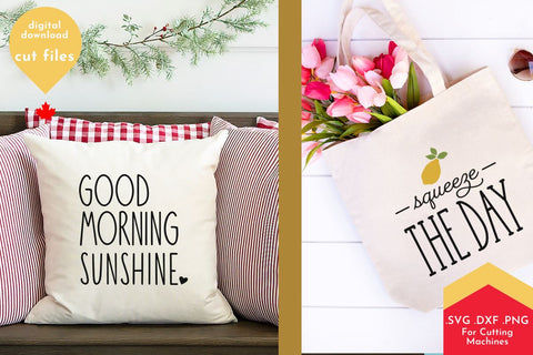 Sunshine Quotes SVG Bundle: Summer Crafting Cut File Designs for DIY Projects and Home Decor SVG Lettershapes 