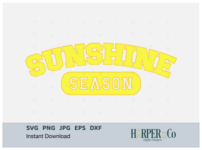 Sunshine Season Laser SVG EPS Cut File SVG HarperNCo 
