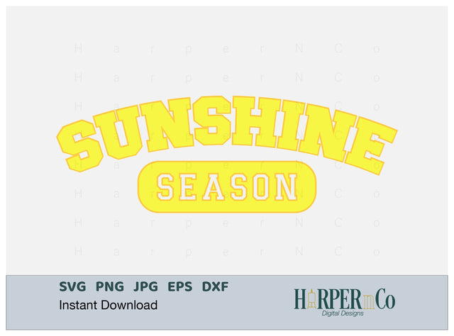 Sunshine Season Laser SVG EPS Cut File SVG HarperNCo 