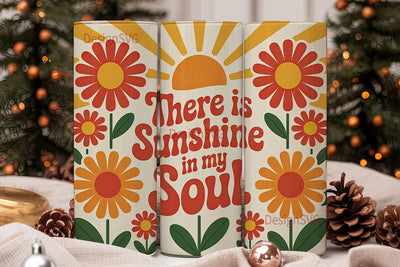 Sunshine Soul 20oz Tumbler Wrap Sublimation DesignSVG 