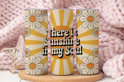 Sunshine Soul 20oz Tumbler Wrap Sublimation DesignSVG 