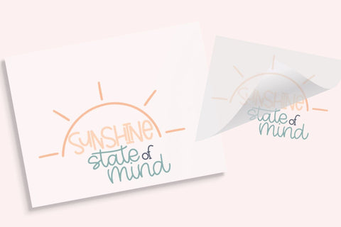 Sunshine State Of Mind DTF Transfer Physical So Fontsy T-Shirt Iron-On Transfer Shop