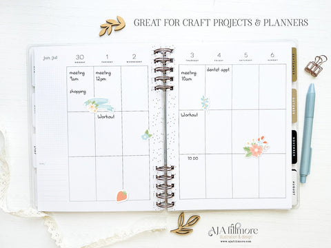 Sunshiny Day Summer Sticker Set SVG Aja Nicole Designs 