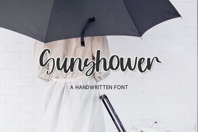 Sunshower Script Font Beck McCormick 
