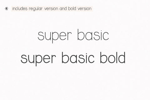 Super Basic - Neatly Printed Font Font KA Designs 