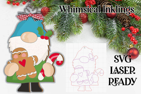 Super Christmas Gnome Laser SVG Bundle SVG Whimsical Inklings 