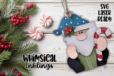 Super Christmas Gnome Laser SVG Bundle SVG Whimsical Inklings 