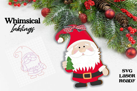 Super Christmas Gnome Laser SVG Bundle SVG Whimsical Inklings 