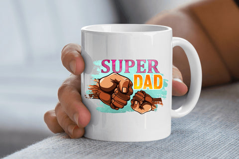 Super dad Sublimation Design Sublimation Regulrcrative 