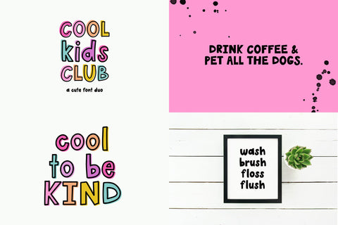 Super Fun Display Font Mini Bundle Font Beck McCormick 