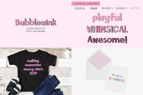 Super Fun Display Font Mini Bundle Font Beck McCormick 