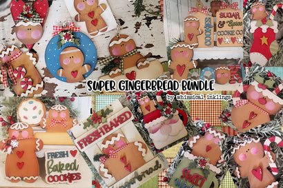 Super Gingerbread Laser SVG Bundle SVG Whimsical Inklings 