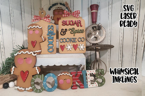 Super Gingerbread Laser SVG Bundle SVG Whimsical Inklings 