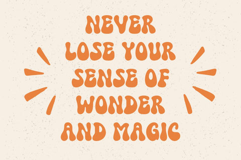 Super Magic - Retro Groovy Font Font Masyafi Studio 