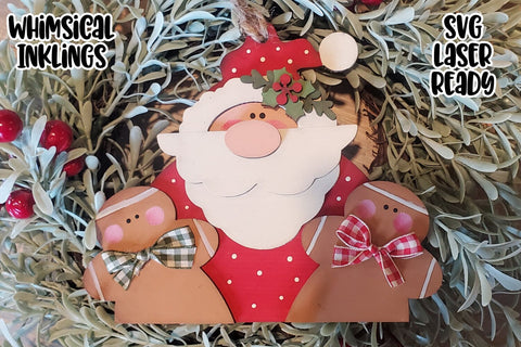 Super Santa Laser SVG Ornament Bundle SVG Whimsical Inklings 