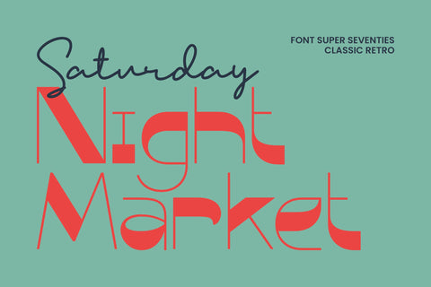 Super Seventies Font ahweproject 