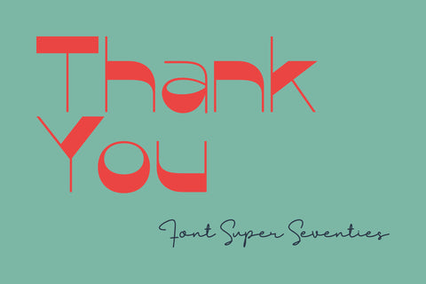 Super Seventies Font ahweproject 