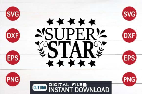 Super star svg SVG designer krishna 