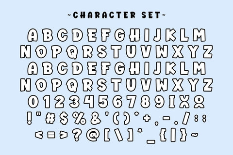 Super Thick - Fun Quirky Font Font Masyafi Studio 