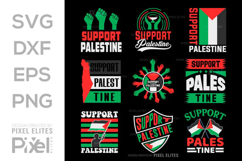 Support Palestine SVG Free Palestine Tshirt Bundle Palestine Quote Design, PET 00363 SVG ETC Craft 