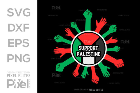 Support Palestine SVG Free Palestine Tshirt Bundle Palestine Quote Design, PET 00363 SVG ETC Craft 