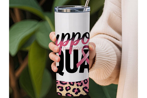 Support Squad 20oz Tumbler Wrap Sublimation DesignSVG 