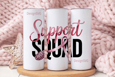 Support Squad 20oz Tumbler Wrap Sublimation DesignSVG 