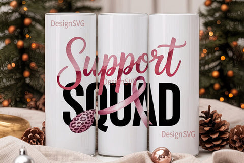 Support Squad 20oz Tumbler Wrap Sublimation DesignSVG 