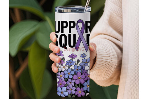 Support Squad 20oz Tumbler Wrap Sublimation DesignSVG 