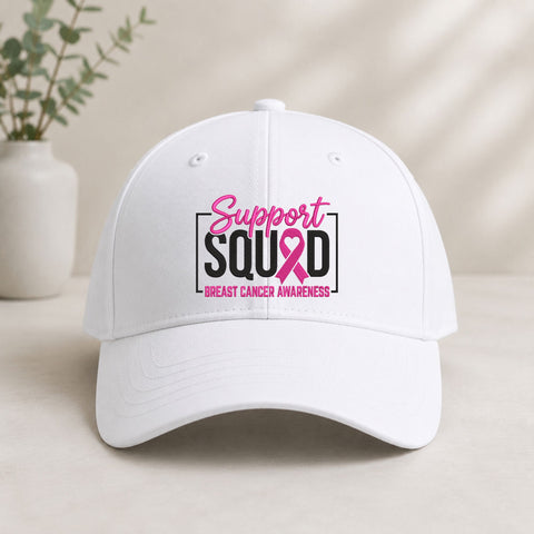 Support Squad Breast Cancer Awareness Machine Embroidery Design – Pink Ribbon Embroidery File Embroidery/Applique DESIGNS PatternFeed8 