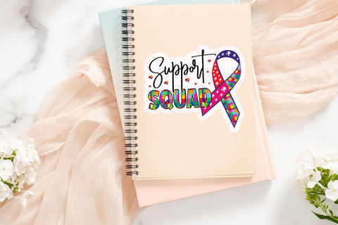 Support squad Sticker Design Sublimation Regulrcrative 