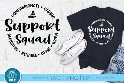 Support Squad svg, School staff svg, unisex teacher support svg SVG SVG Cut File 