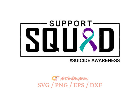 Support Squad Svg, Suicide Prevention Awareness Svg, Suicide Awareness Svg SVG Artinrhythm shop 