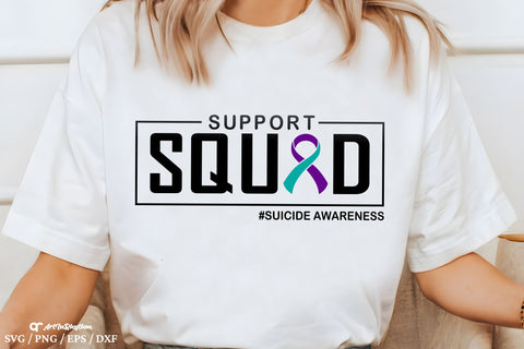 Support Squad Svg, Suicide Prevention Awareness Svg, Suicide Awareness Svg SVG Artinrhythm shop 