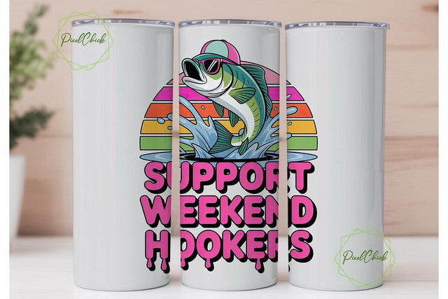 Support Weekend Hookers 20oz Tumbler Sublimation PixelChick 