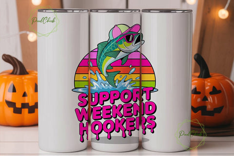 Support Weekend Hookers 20oz Tumbler Sublimation PixelChick 